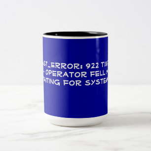 Caneca De Café Em Dois Tons Código de Erro de Tempo Limite