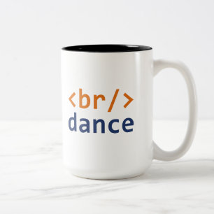 Caneca De Café Em Dois Tons Código de interrupção