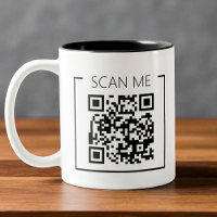 Código QR Minimalista Escaneie-me Negócios