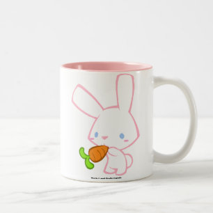 Caneca De Café Em Dois Tons Coelho de Weetle