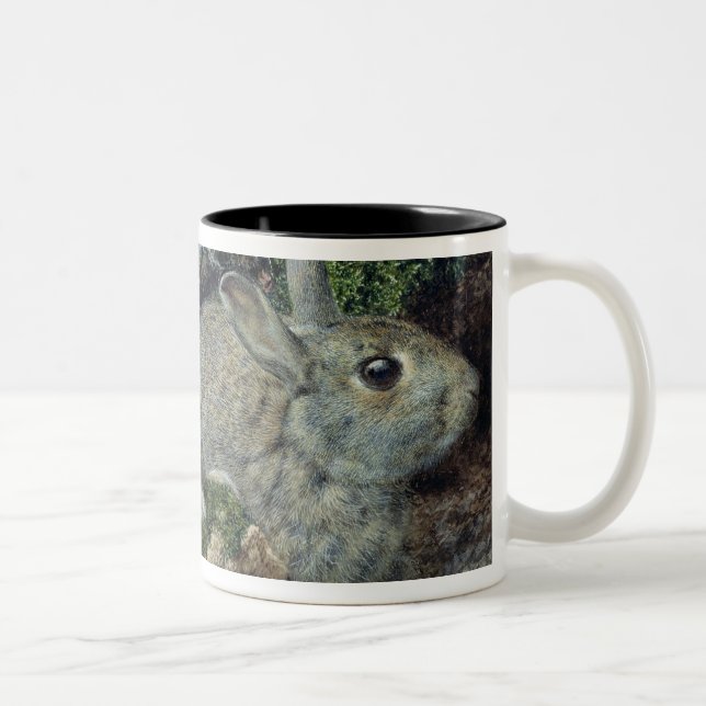 Caneca De Café Em Dois Tons Coelhos (Direita)