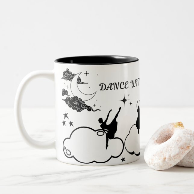 Caneca De Café Em Dois Tons coffe mug (Com Donut)