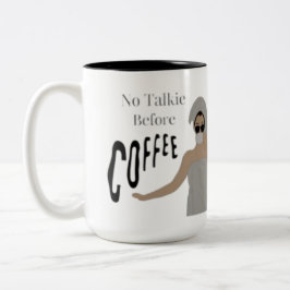Caneca De Café Em Dois Tons coffee