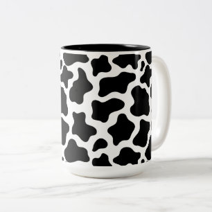 Caneca De Café Em Dois Tons Coffee Impressão de vaca