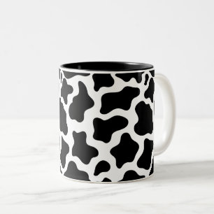 Caneca De Café Em Dois Tons Coffee Impressão de vaca