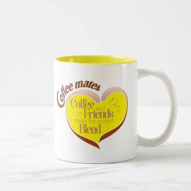 Caneca De Café Em Dois Tons Coffee mates (Direita)