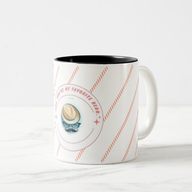 Caneca De Café Em Dois Tons Coffee Mug (Frente Esquerda)