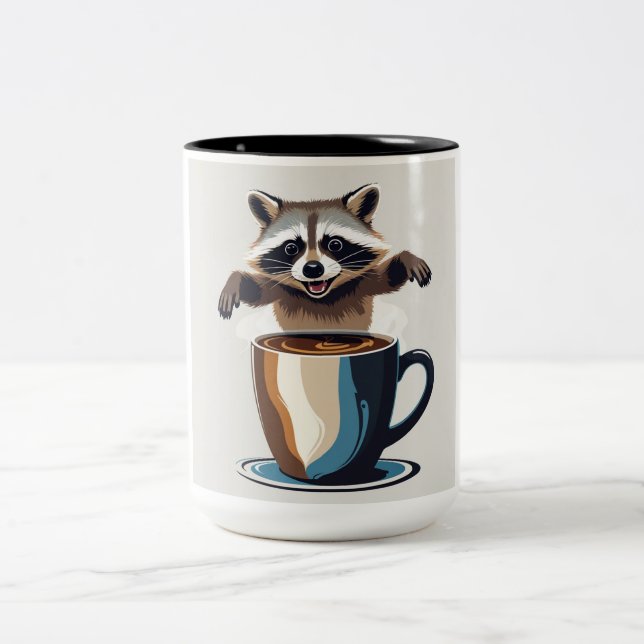 Caneca De Café Em Dois Tons Coffee Mug (Centro)