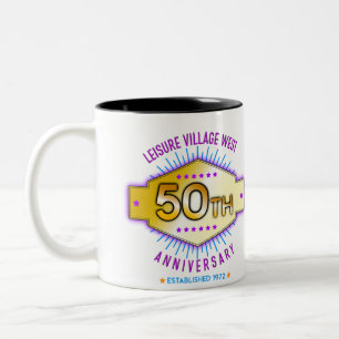 Caneca De Café Em Dois Tons Coffee Mug, 50 anos
