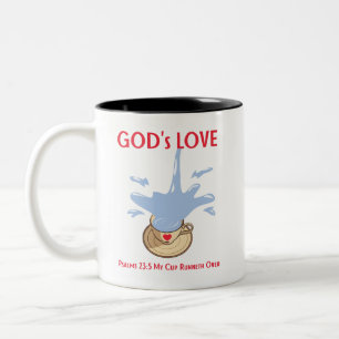 Caneca De Café Em Dois Tons Coffee Mug com Escritura