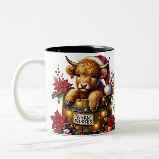 Caneca De Café Em Dois Tons Coffee Mug de Natal (Esquerda)