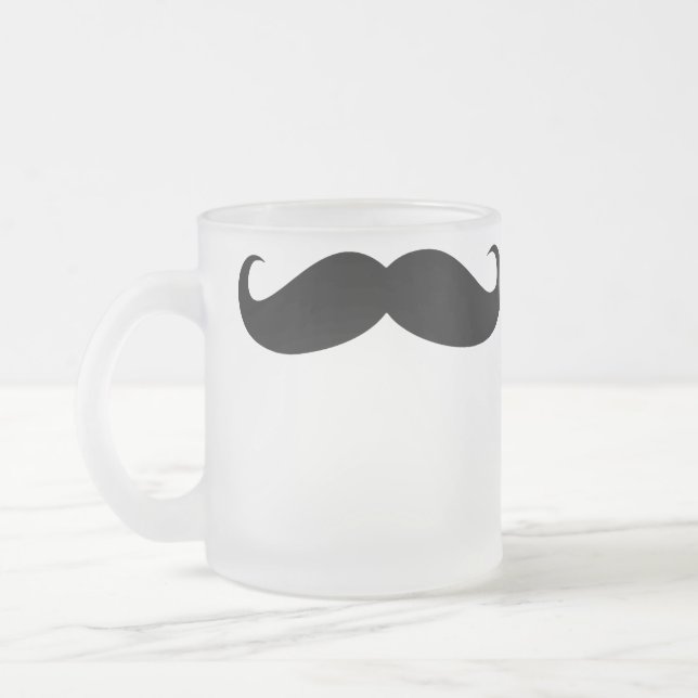 Caneca De Café Em Dois Tons Coffee Mug disfarça bigode engraçado (Esquerda)