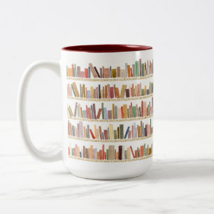 Caneca De Café Em Dois Tons Coffee Mug do Booklover