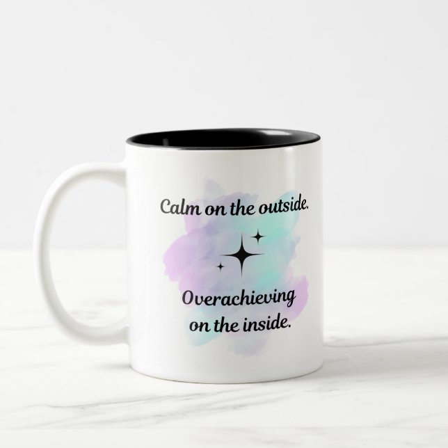 Caneca De Café Em Dois Tons Coffee Mug do Superachiever (Esquerda)