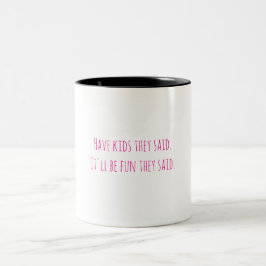 Caneca De Café Em Dois Tons Coffee Mug para a mãe