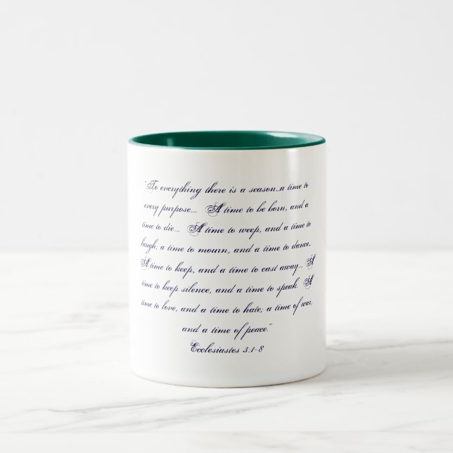 Caneca De Café Em Dois Tons Coffee Mug "Seasons of Life" (Centro)