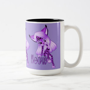 Caneca De Café Em Dois Tons Coffee Roxo Roxo Tigre