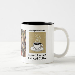 Caneca De Café Em Dois Tons coffeesteamfabric, vapor do café, HumanJ imediato