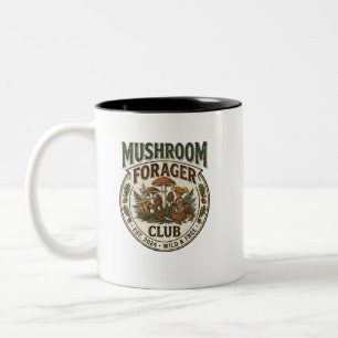 Caneca De Café Em Dois Tons Cogumelo