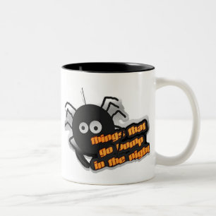 Caneca De Café Em Dois Tons Coisas de Aranha que caem