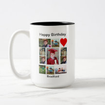 Colagem de Fotos Personalizada Moderna de Aniversá