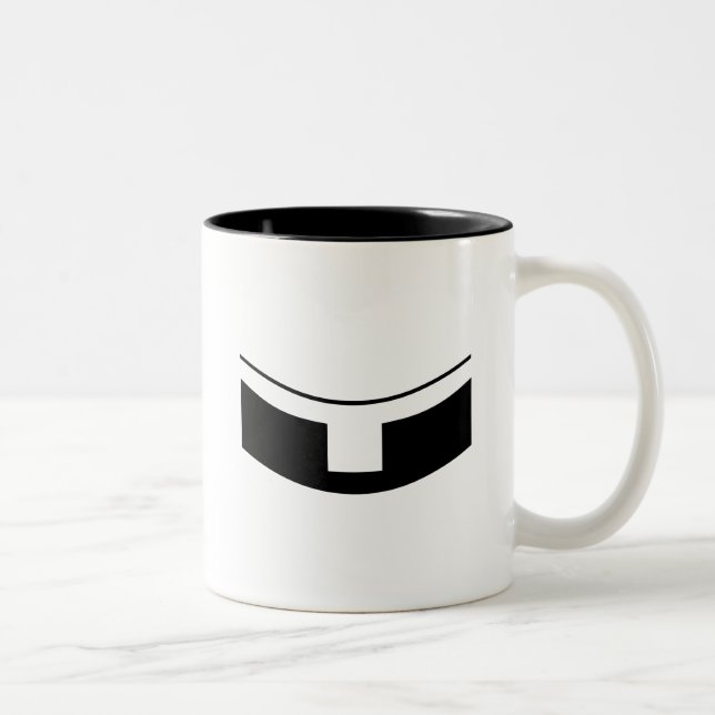Caneca De Café Em Dois Tons Colar do Padre Católico Romano (Direita)