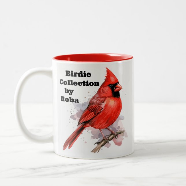 Caneca De Café Em Dois Tons Coleção Birdie (Esquerda)