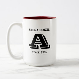 Caneca De Café Em Dois Tons Coleção de copos de Mug Capital
