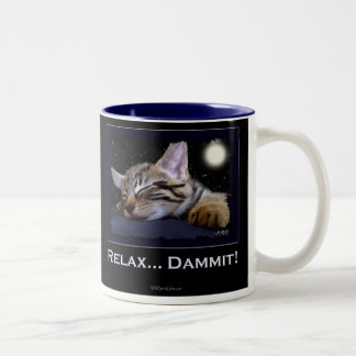 Caneca De Café Em Dois Tons Coleção de GATINHOS SONORAS