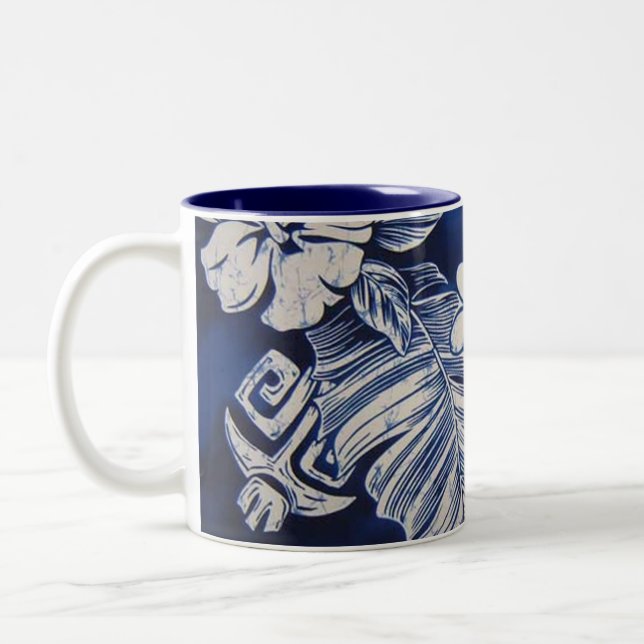CANECA DE CAFÉ EM DOIS TONS COLEÇÃO DE HAVAÍ ALOHA (Esquerda)
