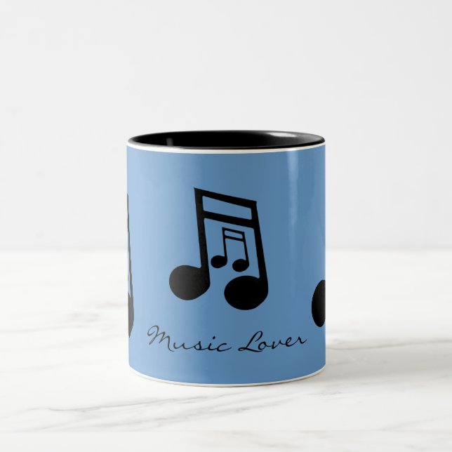 Caneca De Café Em Dois Tons Coleção de LOVER MÚSICA (Centro)