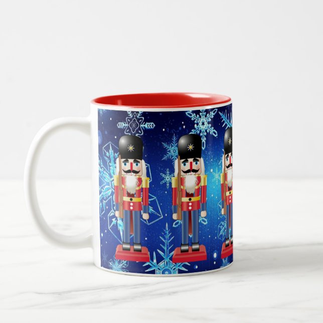 CANECA DE CAFÉ EM DOIS TONS COLEÇÃO DE NATAL DE SUZANNE ELIZABETH (Esquerda)