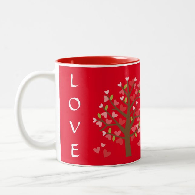 CANECA DE CAFÉ EM DOIS TONS COLEÇÃO DE PRESENTES AMOROSOS (Esquerda)