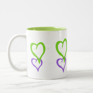 CANECA DE CAFÉ EM DOIS TONS COLEÇÃO DE PRESENTES AMOROSOS