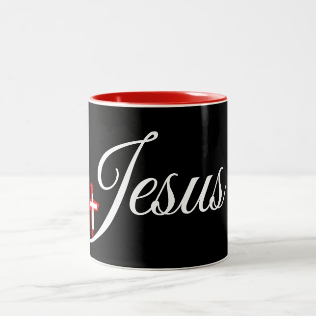 Caneca De Café Em Dois Tons Coleção de Presentes de Fé -  (Centro)
