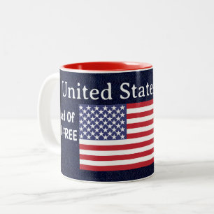 Caneca De Café Em Dois Tons Coleção de Presentes Militares -