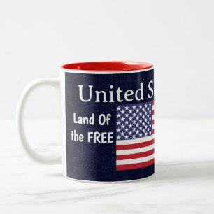 Caneca De Café Em Dois Tons Coleção de Presentes Militares -