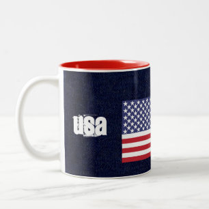 Caneca De Café Em Dois Tons Coleção de Presentes Militares