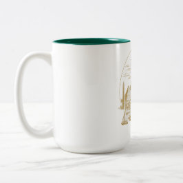 Caneca De Café Em Dois Tons Coleção do Antigo Egito