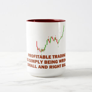 Caneca De Café Em Dois Tons coleção do Forex Trader 8 Mug