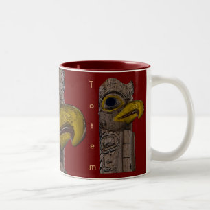 Caneca De Café Em Dois Tons Coleção do TOTEM de EAGLE