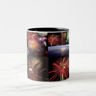 Caneca De Café Em Dois Tons Coleção Fireworks