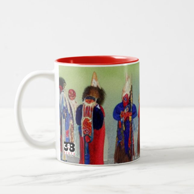 Caneca De Café Em Dois Tons Coleção Indiana Americana (Esquerda)