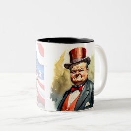 Caneca De Café Em Dois Tons Coleção Presidencial