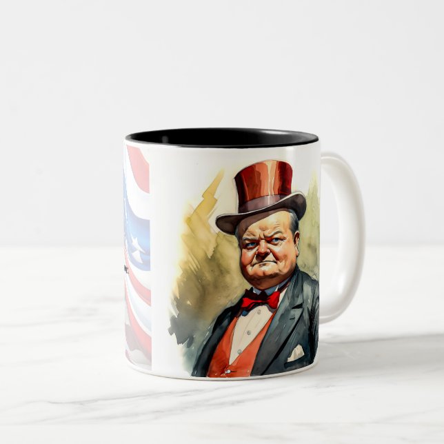 Caneca De Café Em Dois Tons Coleção Presidencial (Frente Esquerda)