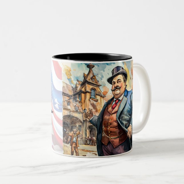 Caneca De Café Em Dois Tons Coleção Presidencial (Frente Esquerda)