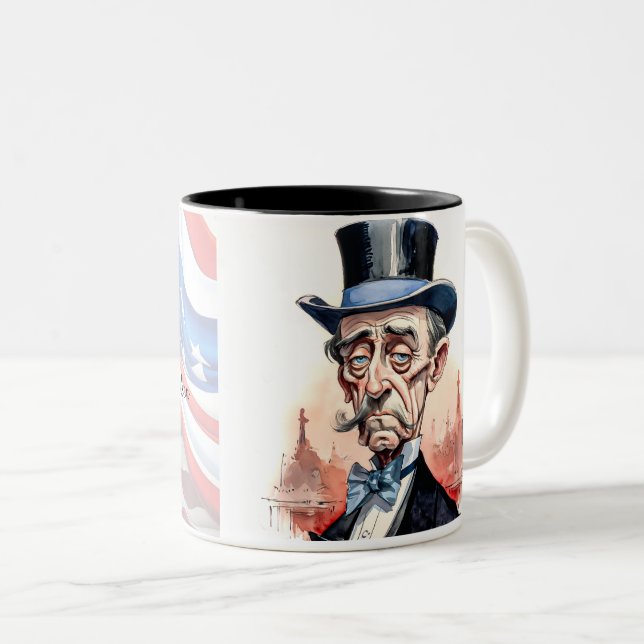 Caneca De Café Em Dois Tons Coleção Presidencial (Frente Esquerda)