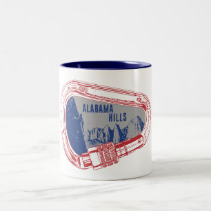 Caneca De Café Em Dois Tons Colinas do Alabama Subindo Carabiner