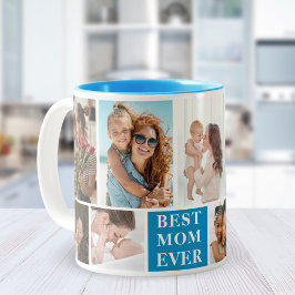 Caneca De Café Em Dois Tons Collage 10 Photos Best Mom Ever
