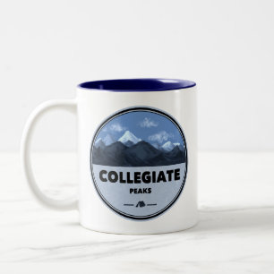 Caneca De Café Em Dois Tons Collegiate Peaks Colorado Camping